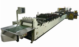 GSD600-FSL三邊封、單出方底袋、單出方底拉鏈袋制袋機